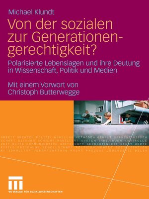cover image of Von der sozialen zur Generationengerechtigkeit?